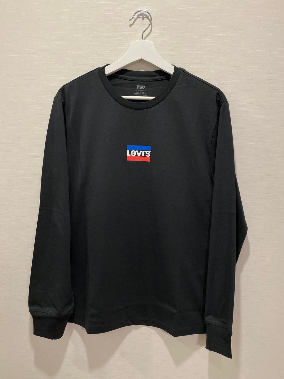 (새상품) 리바이스 남녀공용 긴팔 티셔츠 (화이트/ 챠콜)