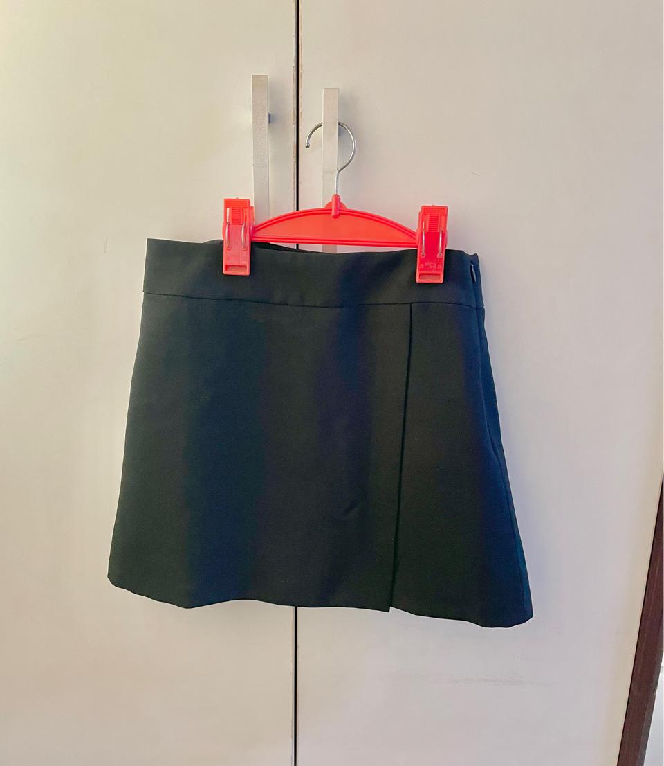 블랙 미니 치마바지