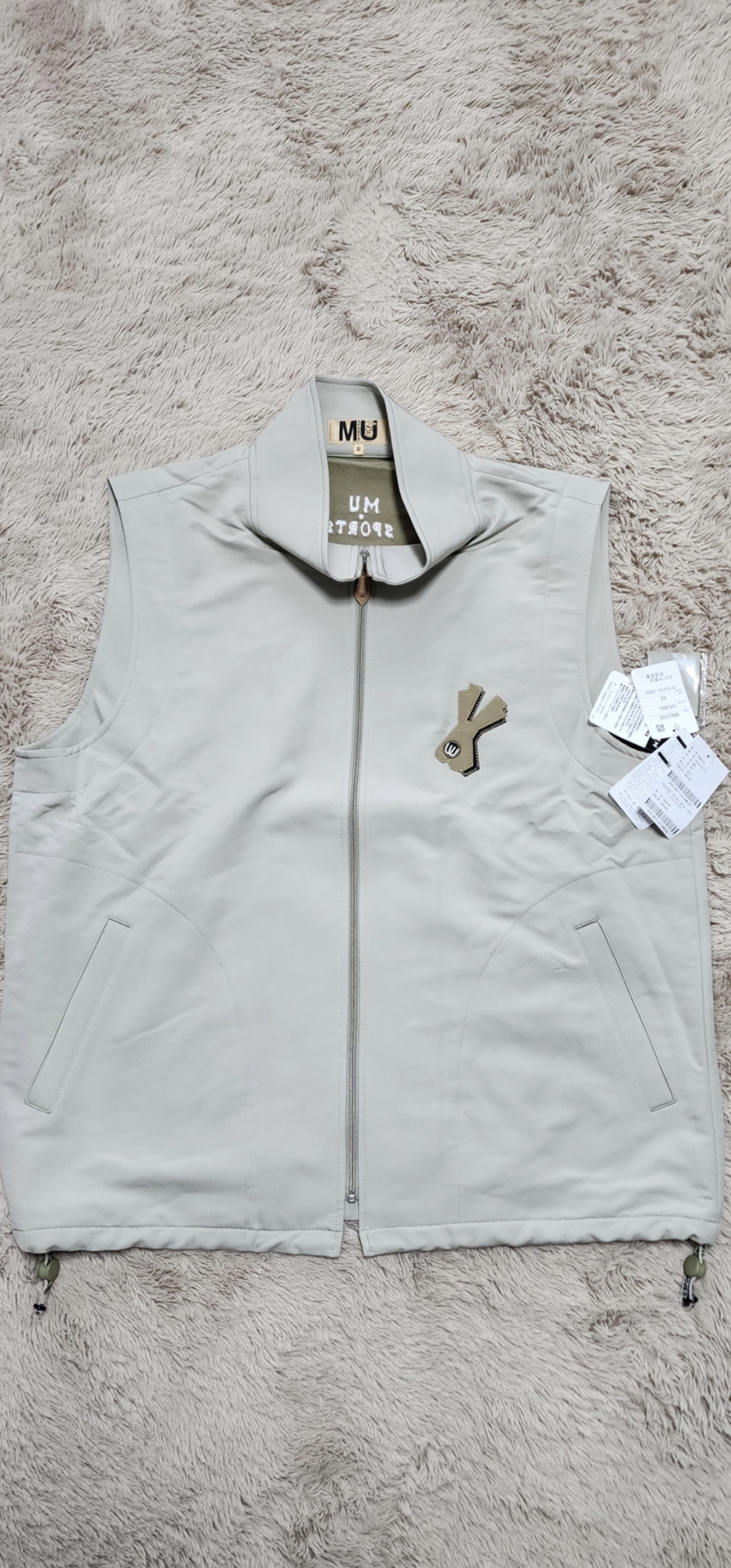 엠유스포츠  기모조끼 남성 105