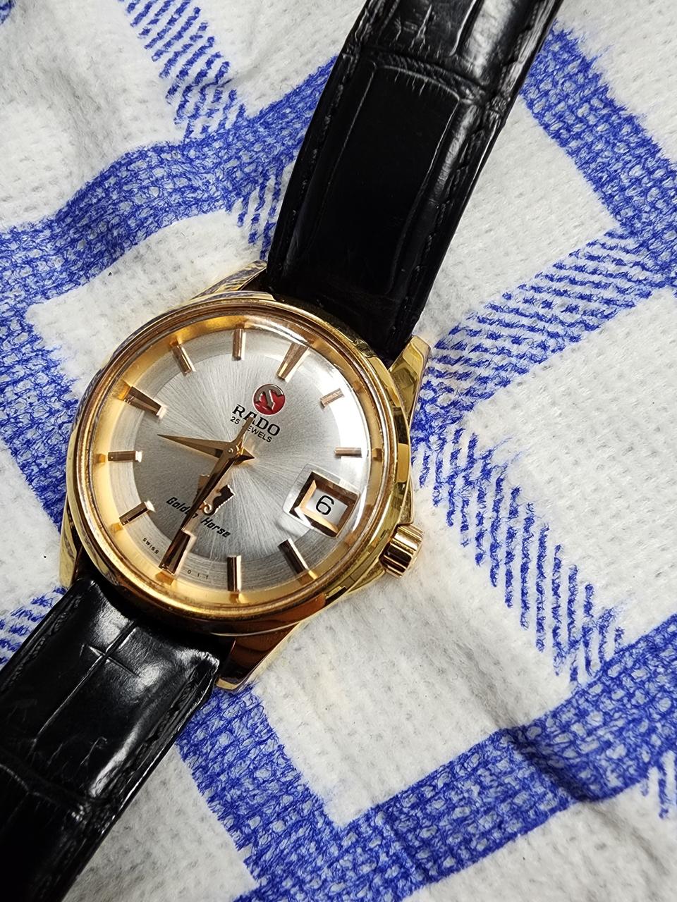 RADO 라도 골든호스 시계 팝니다 (빈티지)