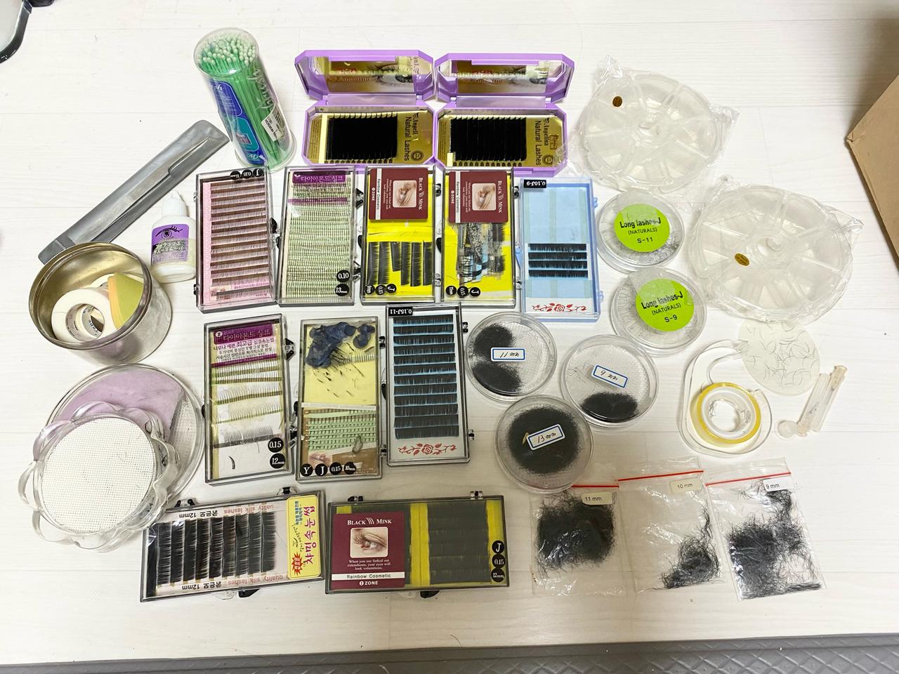 전문가용 속눈썹 연장 재료/용품