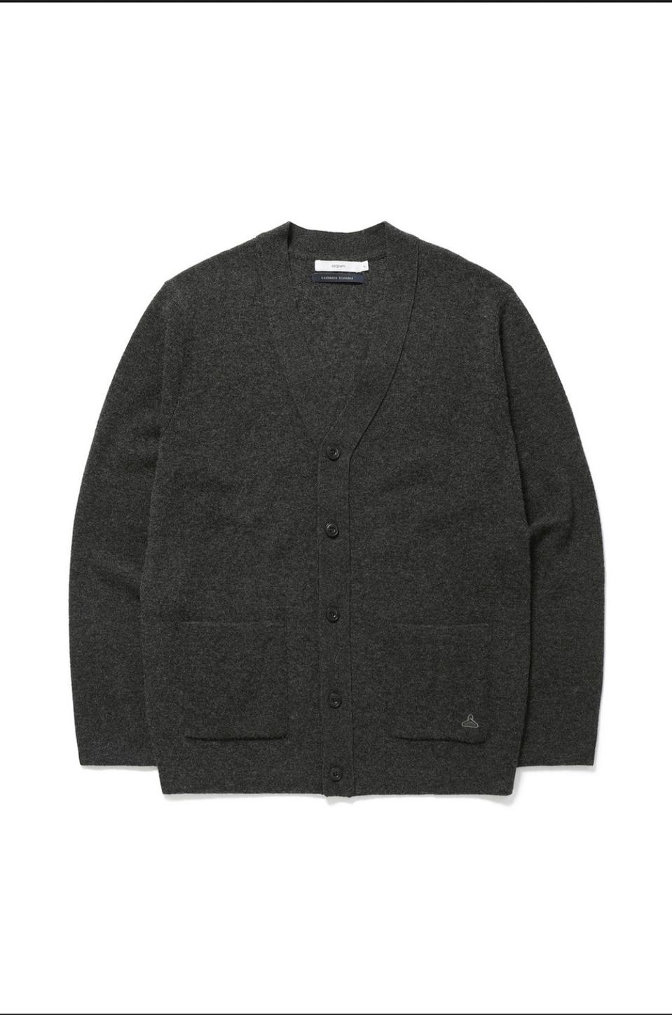 에피그램 캐시미어 Y 가디건 차콜 XL(새상품)