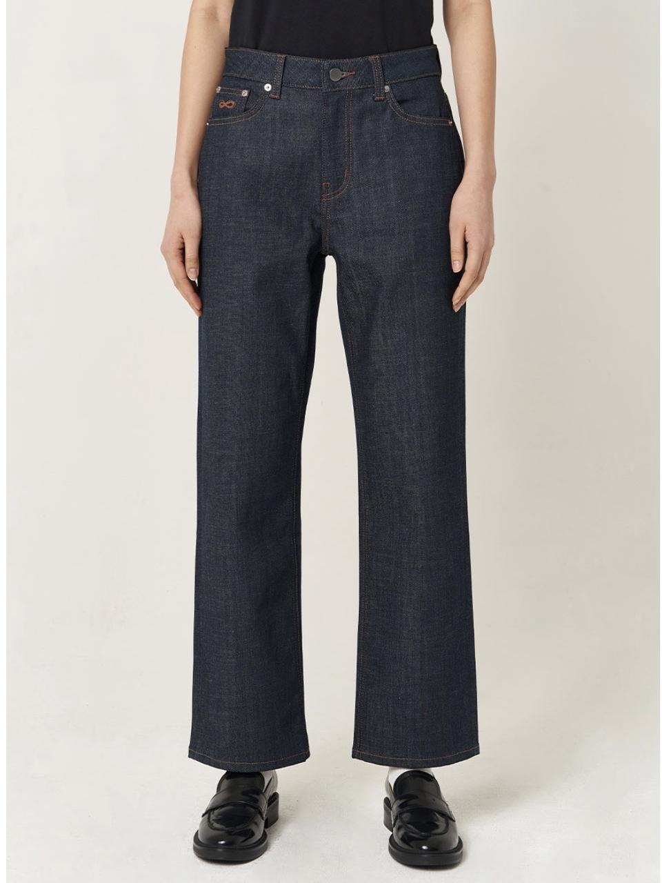 (S) PLAC진 로그051 일자 생지 데님 팬츠 청바지