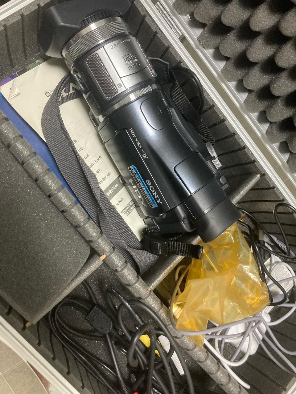 소니 hdr-hc1캠코더