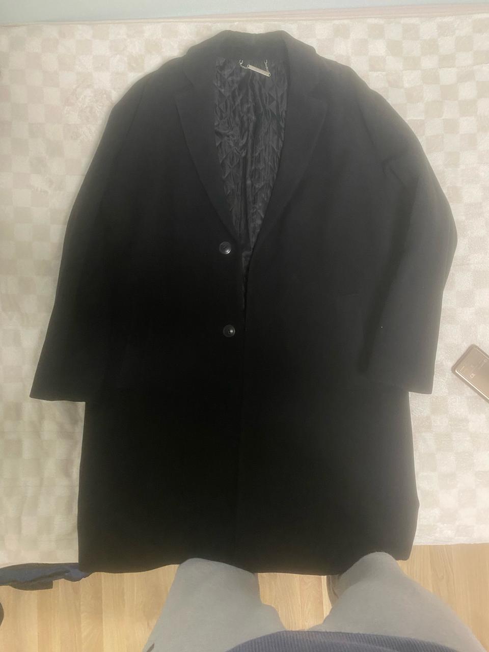 후아유 남자 오버핏코트 L 블랙