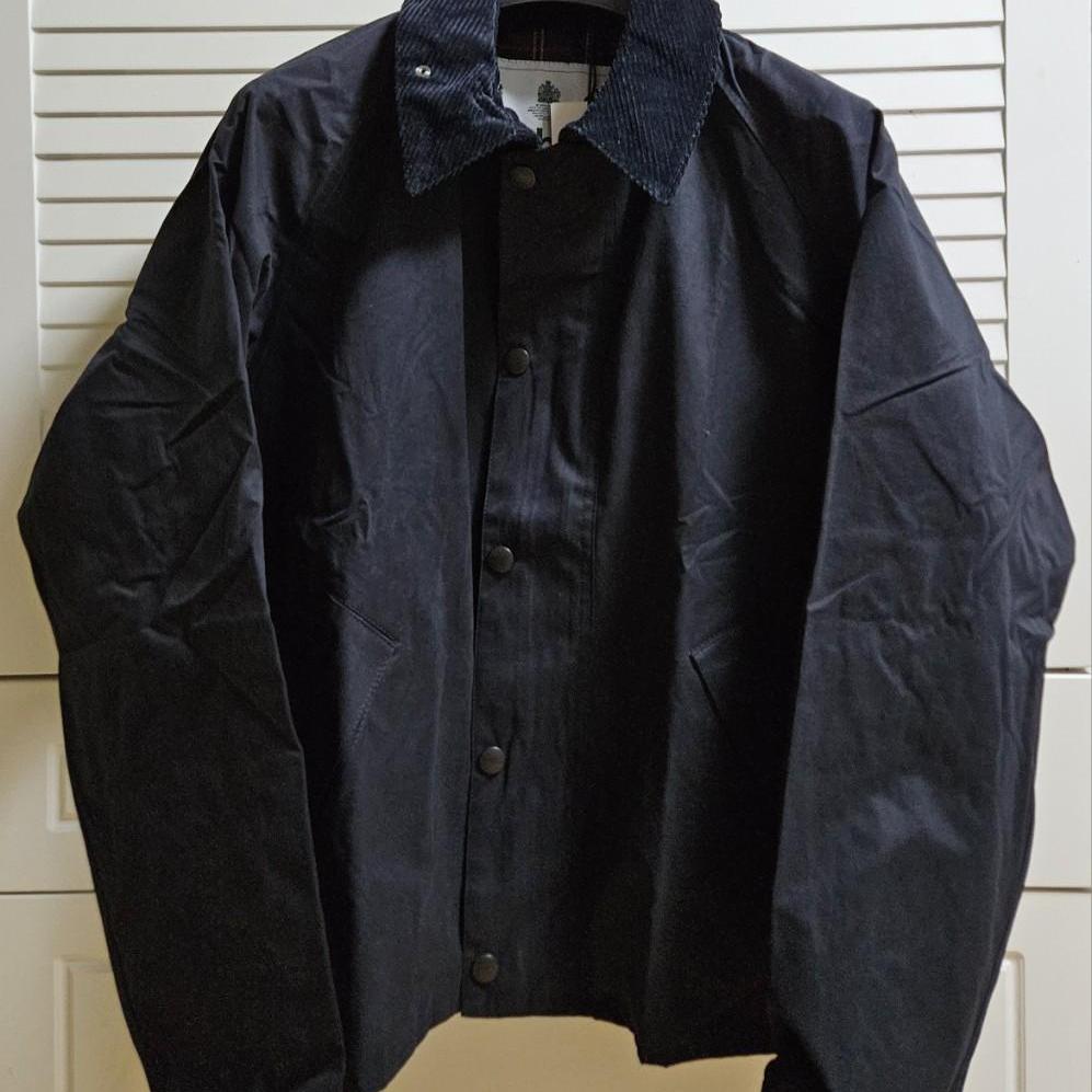 [38] 바버 트랜스포트 자켓 논왁스 네이비