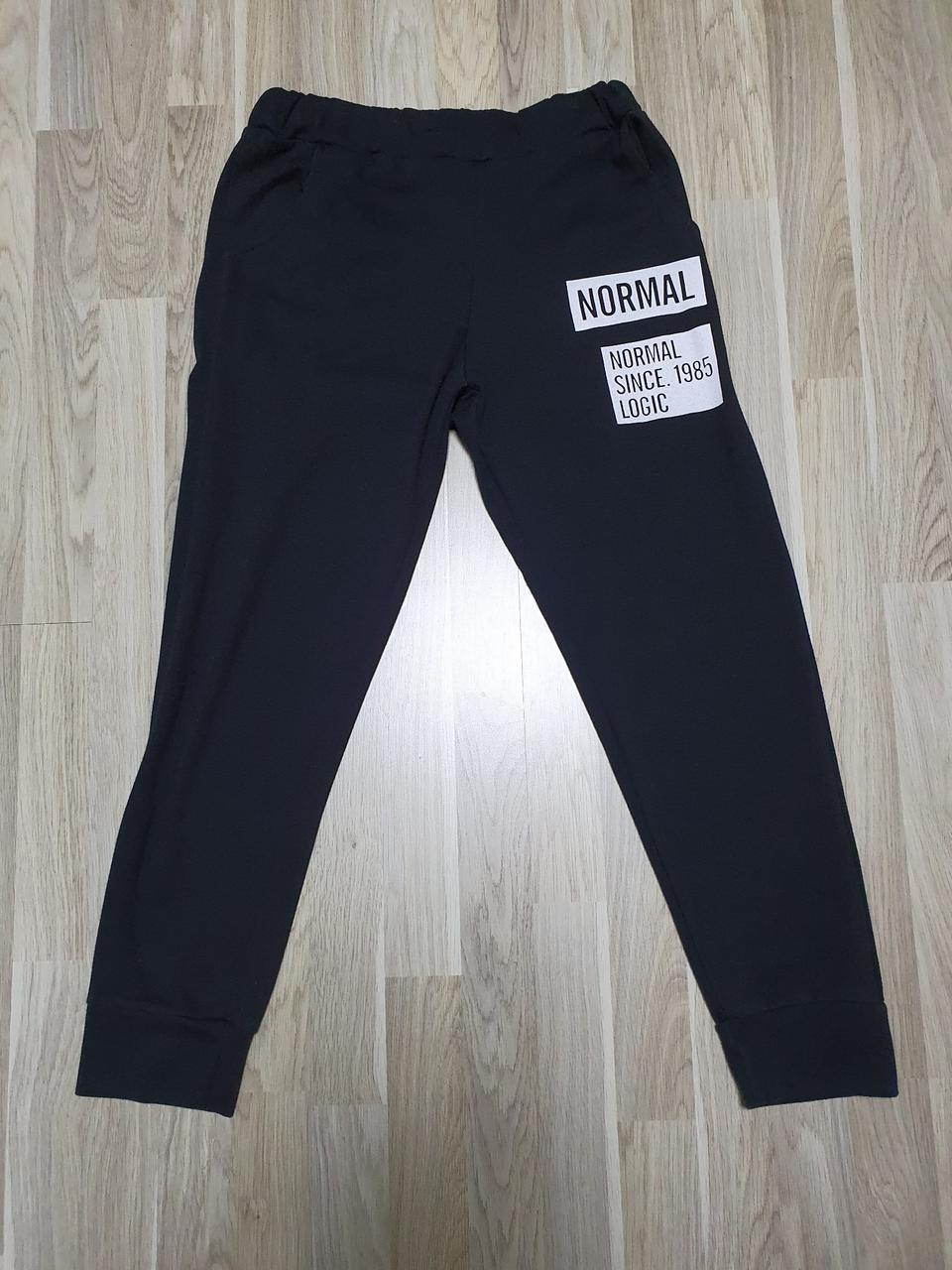 노멀 반배기핏 기모 바지