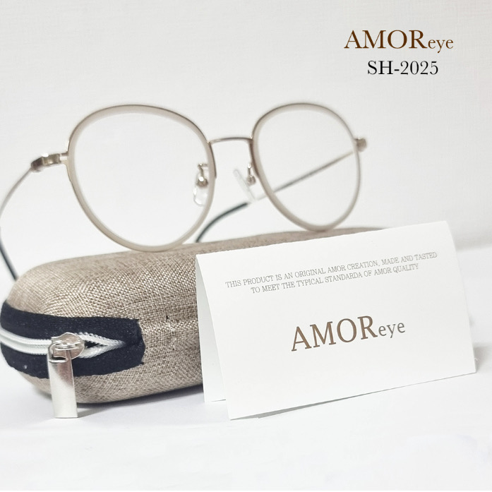 아모르 아이 SH 2025 명품 아모르아이 베타티타늄 안경테 SH2025