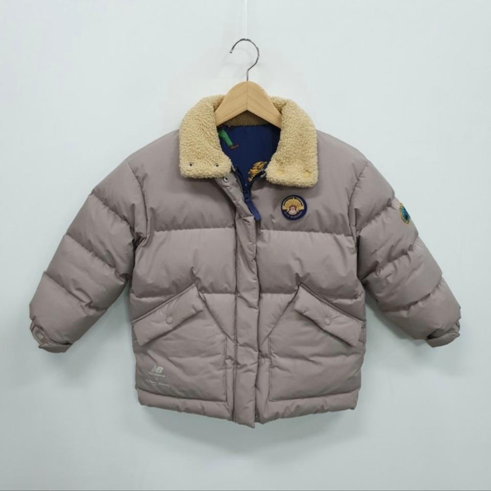 뉴발란스키즈 리버서블 앤서니브라운 덕다운패딩