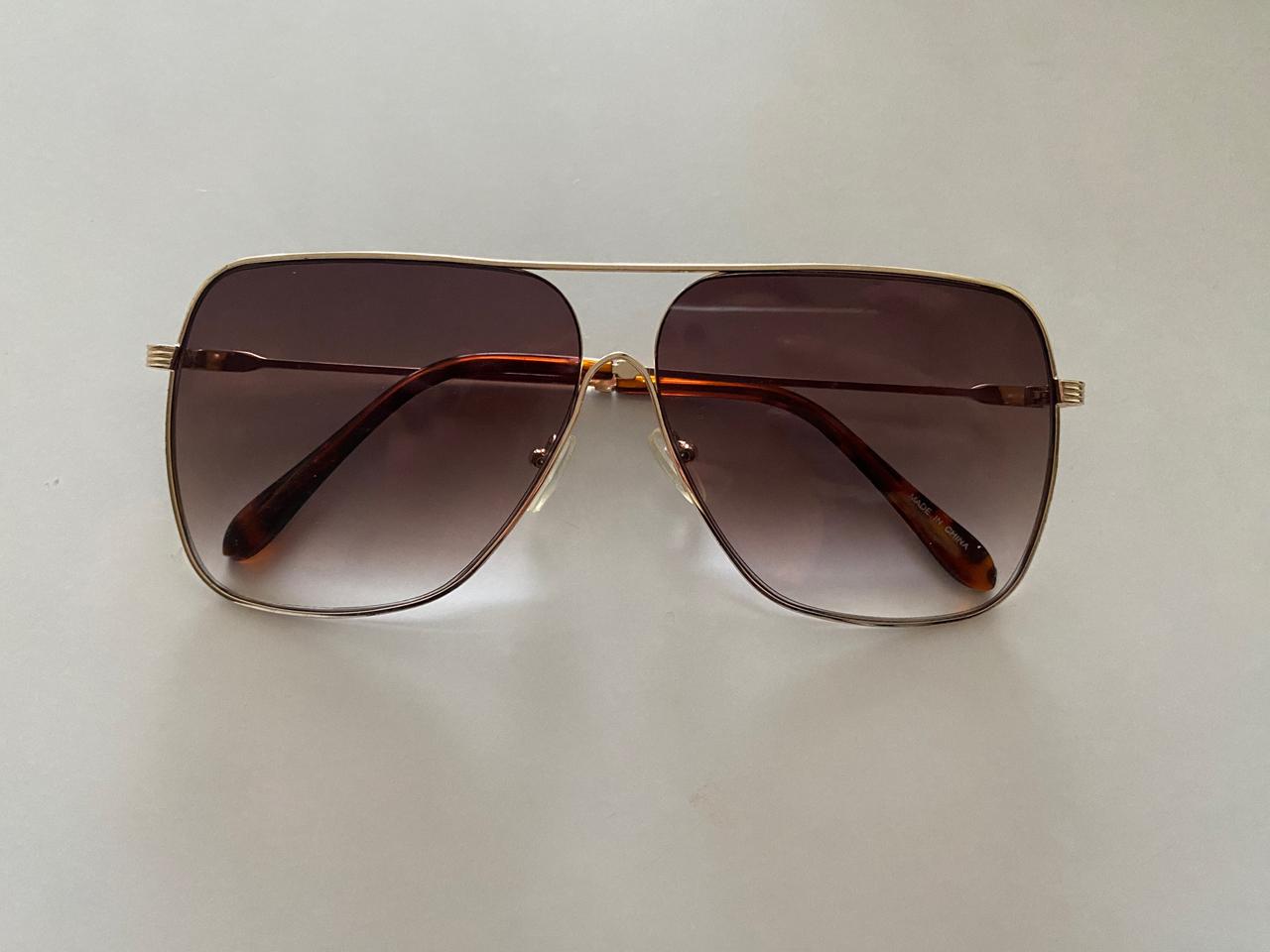 레트로 복고 선글라스 브라운