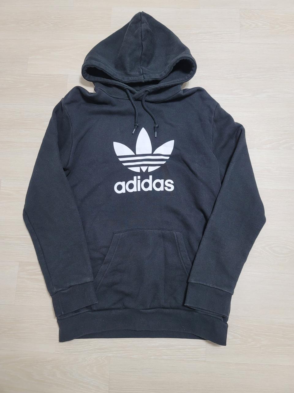 아디다스 불꽃 로고 후드티 판매(L사이즈)