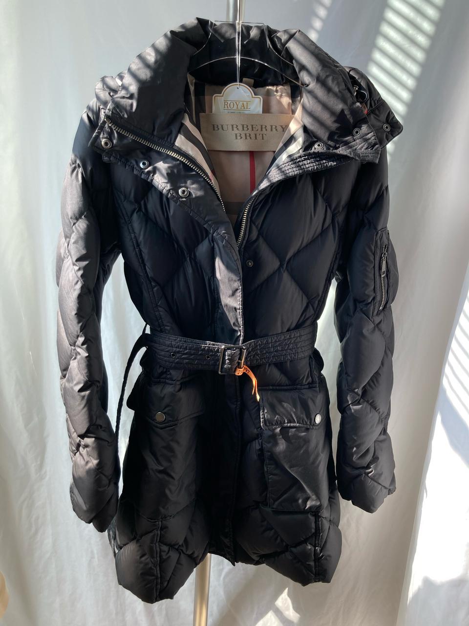 거의새것) 정품 버버리 벨트 구스다운 패딩