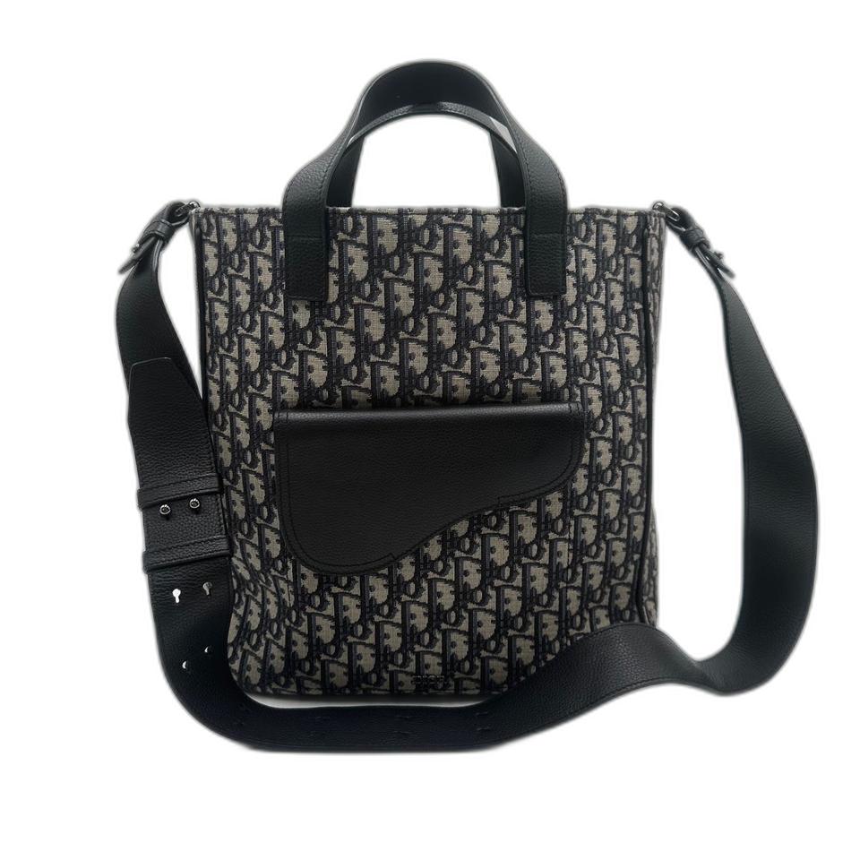 디올 새들 숄더 스트랩 토트백