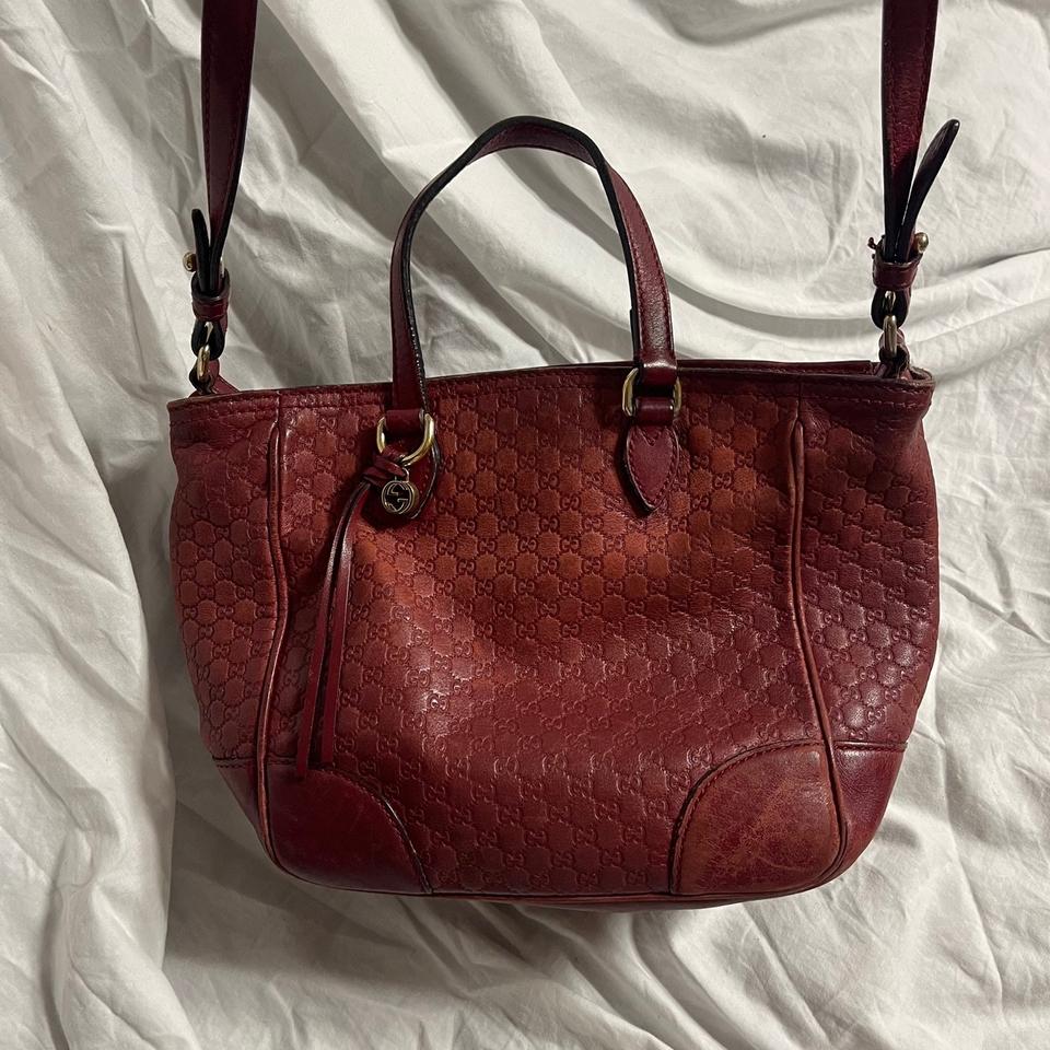 구찌 신형마이크로시마 토트백 겸 크로스백