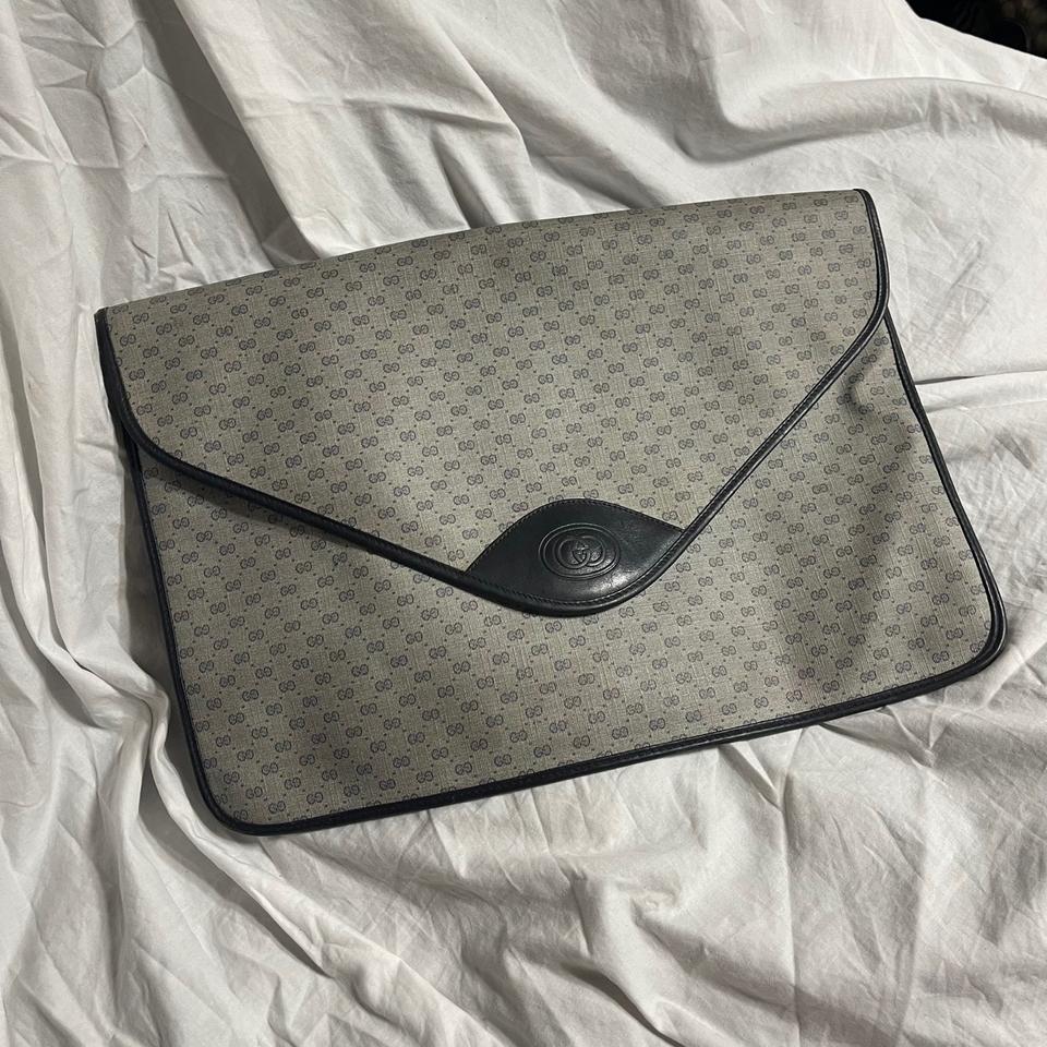 구찌 미니로고 노트북 브리프케이스 클러치백