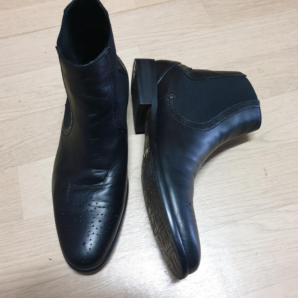 STCO 에스티코 블랙 천연 가죽 첼시 부츠 265