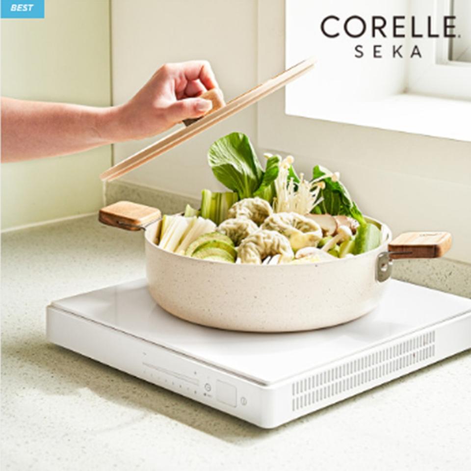 코렐 1구 세라믹글라스 휴대용 가정용 그릴 인덕션 