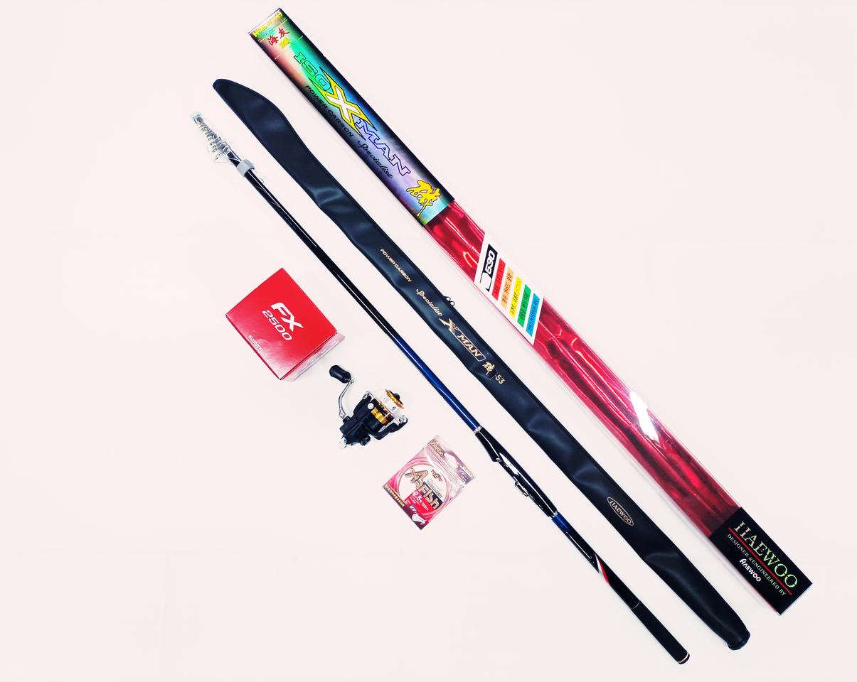 (495)해우기1호대530릴낚시대+시마노릴+일산원줄