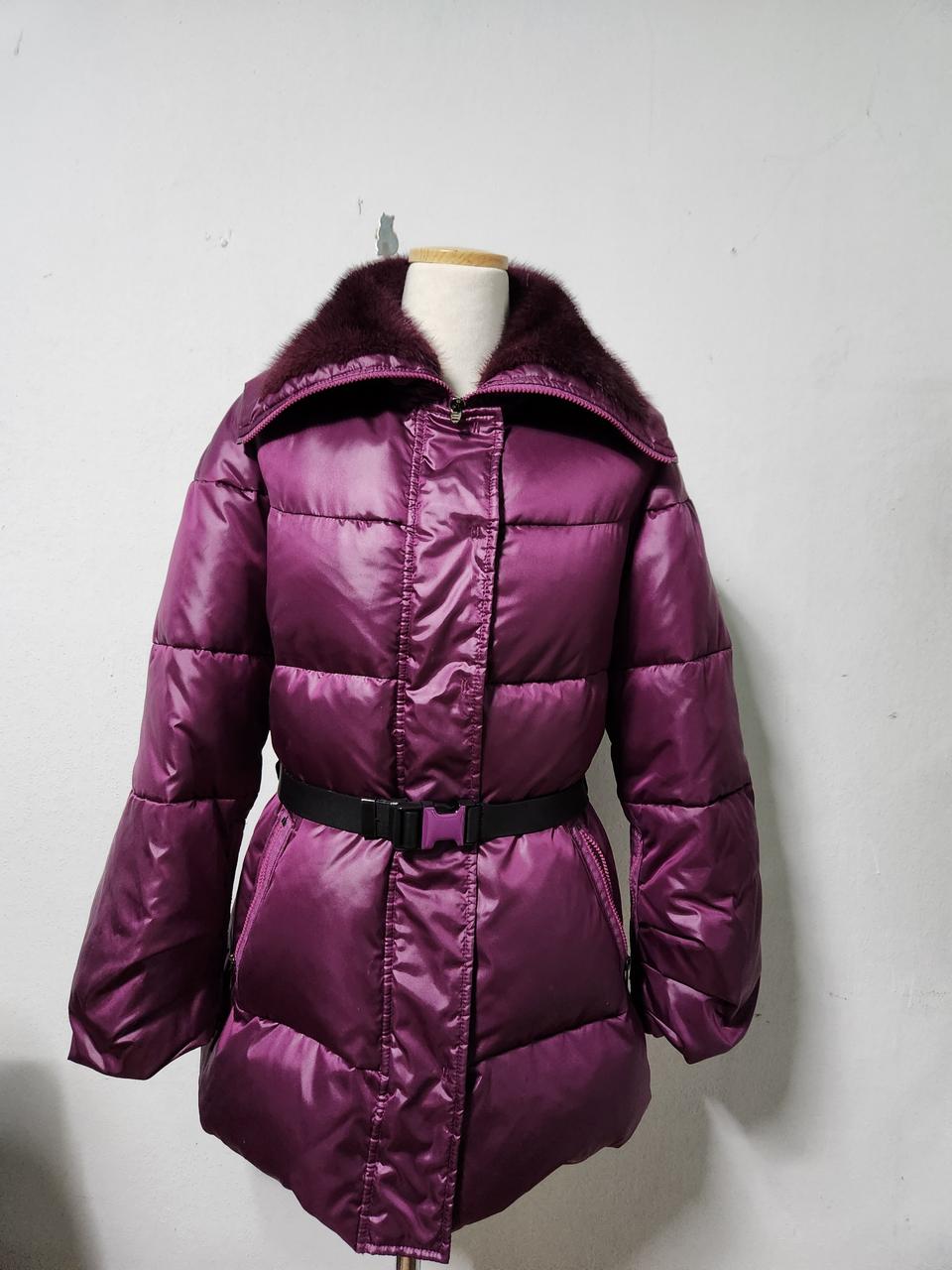 에르마노 설비노 밍크배색패딩자켓