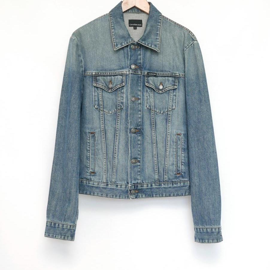 CK 캘빈클라인 진스 | 데님 트러커 재킷 청자켓 L