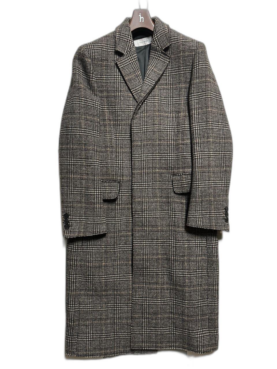 [특가] 토니웩 글렌 체크 싱글 롱코트 /발마칸무신사패딩노스페이스가죽