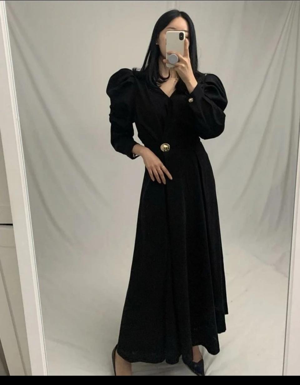 새상품) 롱원피스 하객룩 정장원피스