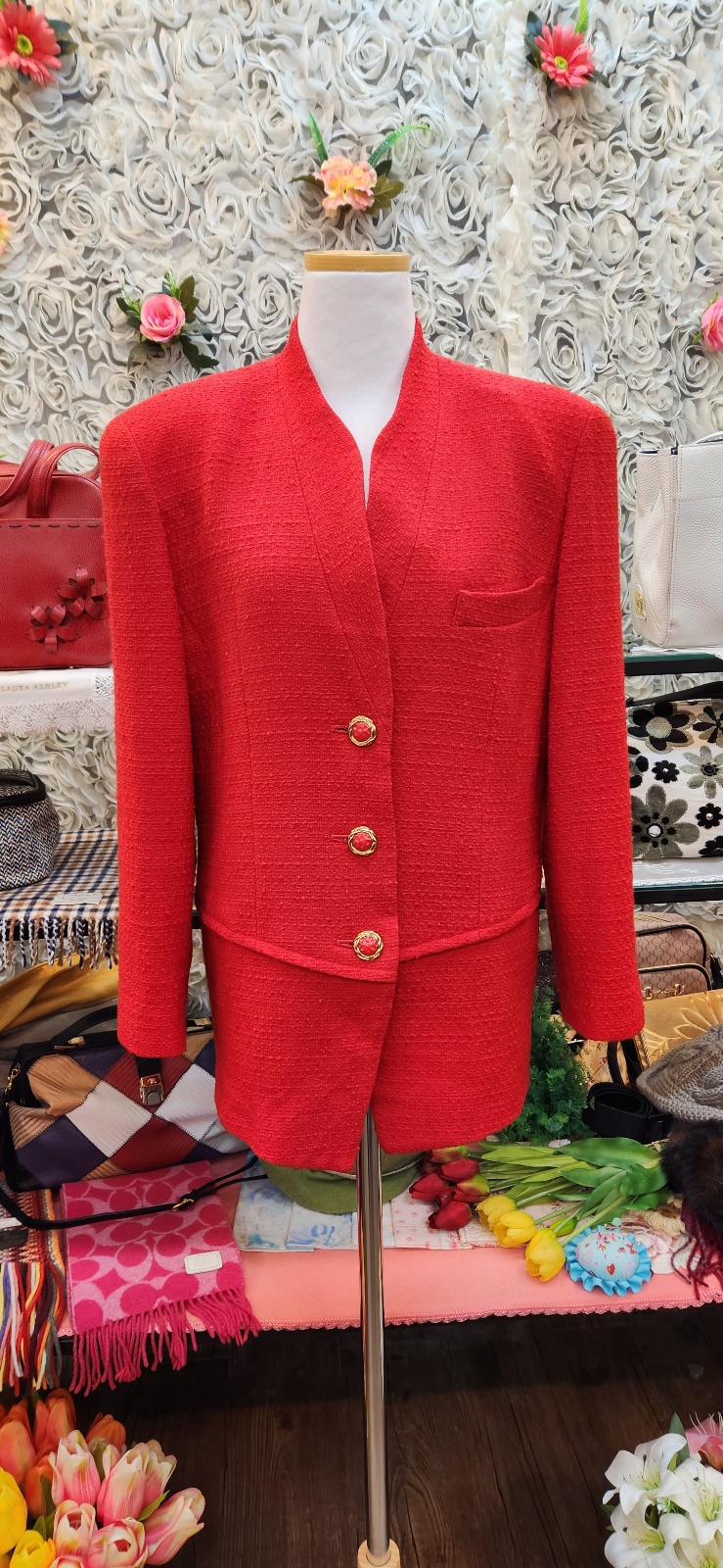 PERLE 모 100% 이쁜 자켓 (66 77)