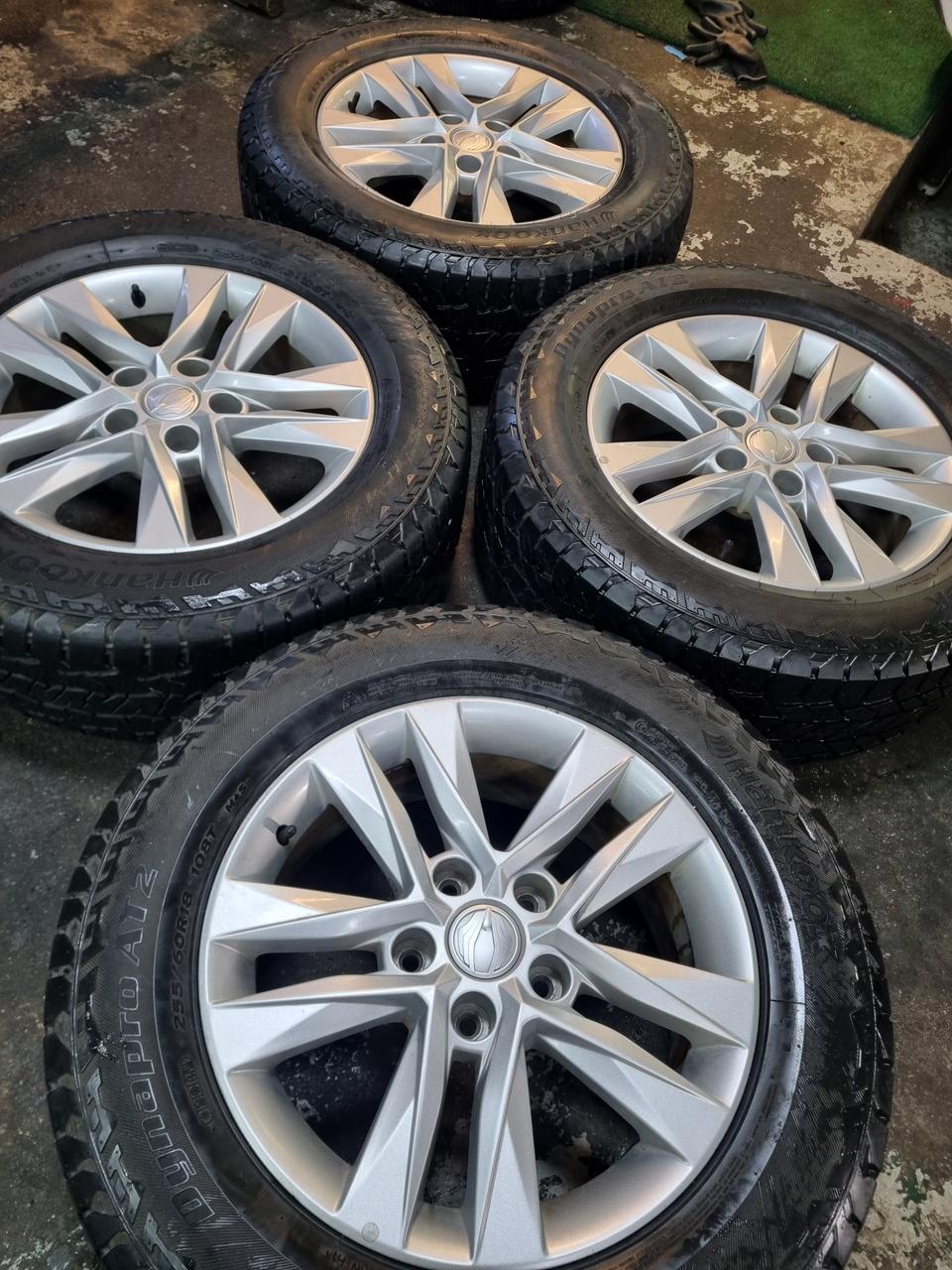 쌍용.랙스턴스포츠.18인치중고셋.코란도스포츠가능