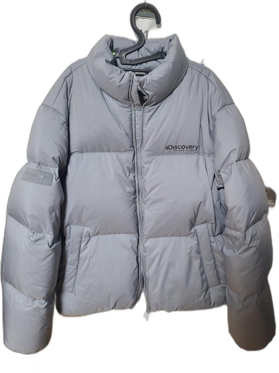 100)디스커버리 에버튼 오버핏 숏다운패딩