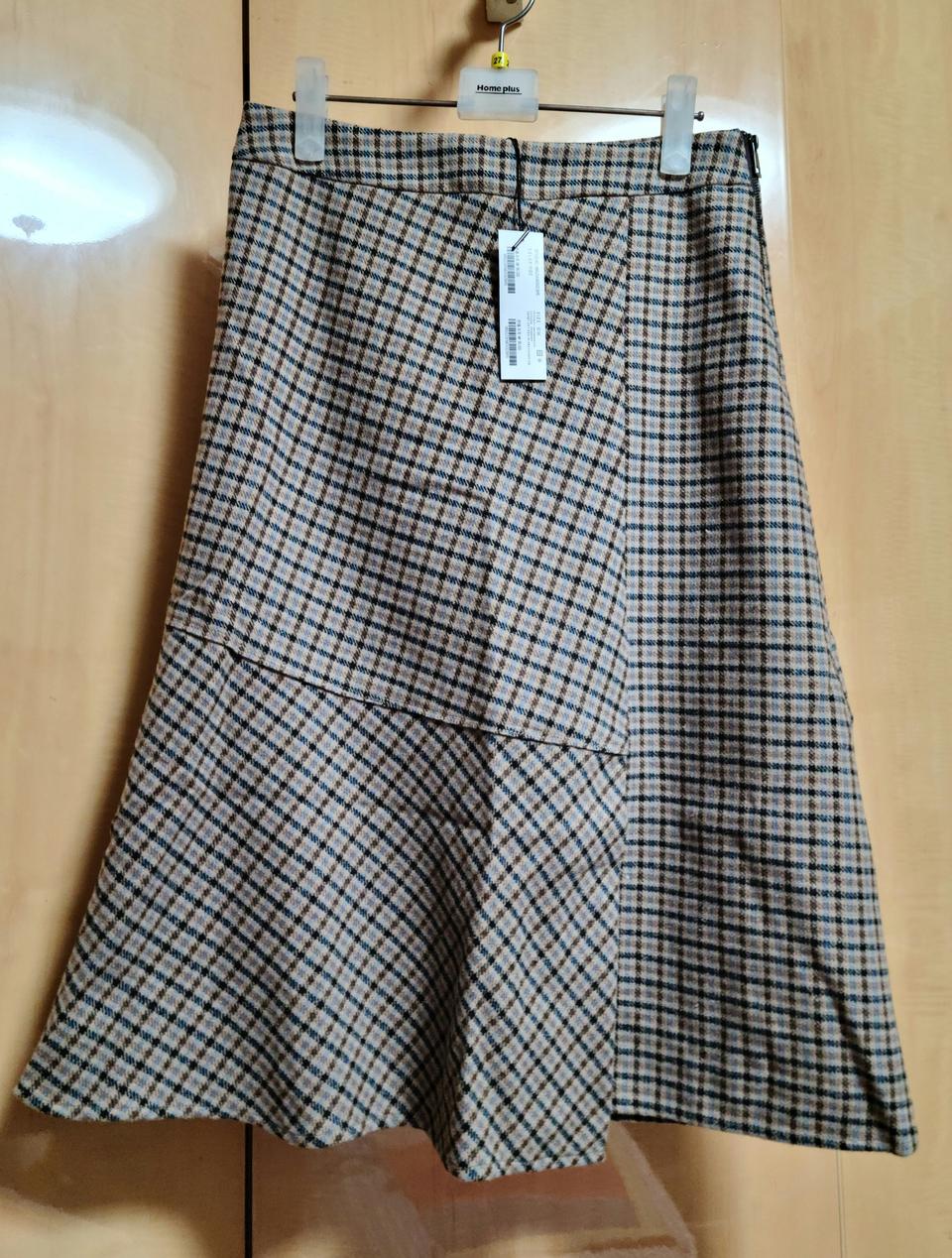 미센스 체크스커트 새거