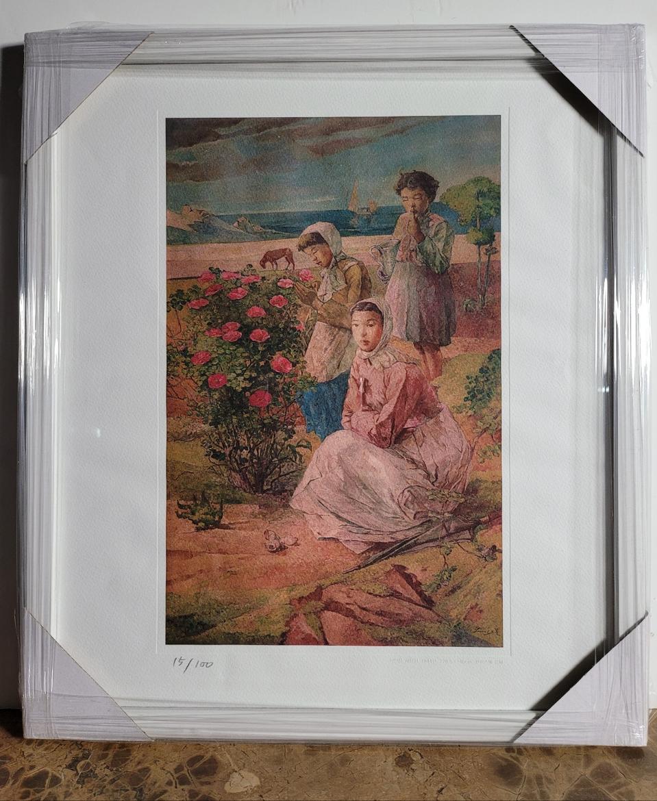 이인성 화가 작가 그림액자 판화 에디션