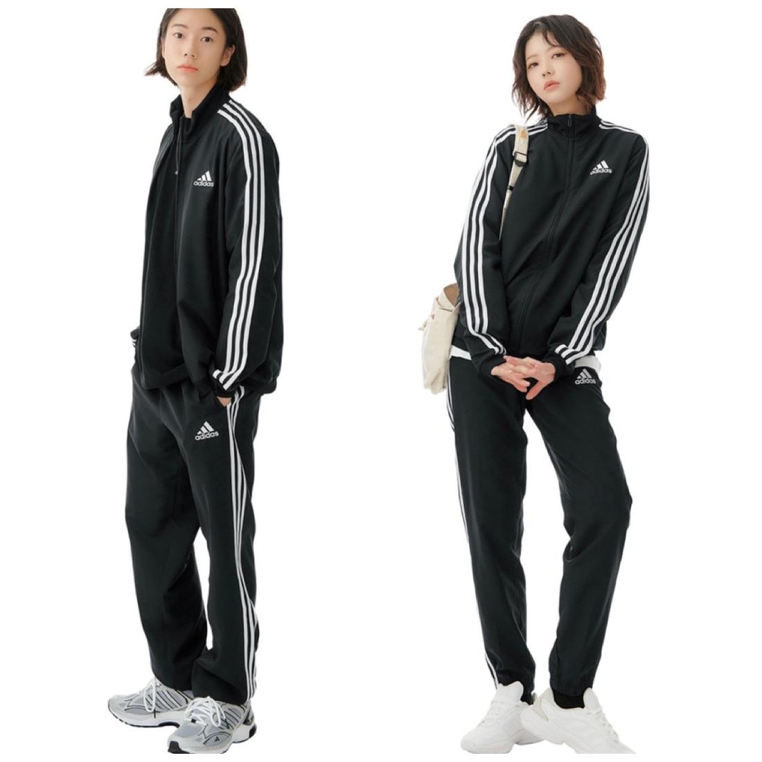 새상품 아디다스 트레이닝 세트 추리닝 여자 남자 학생 커플 상하의 가을
