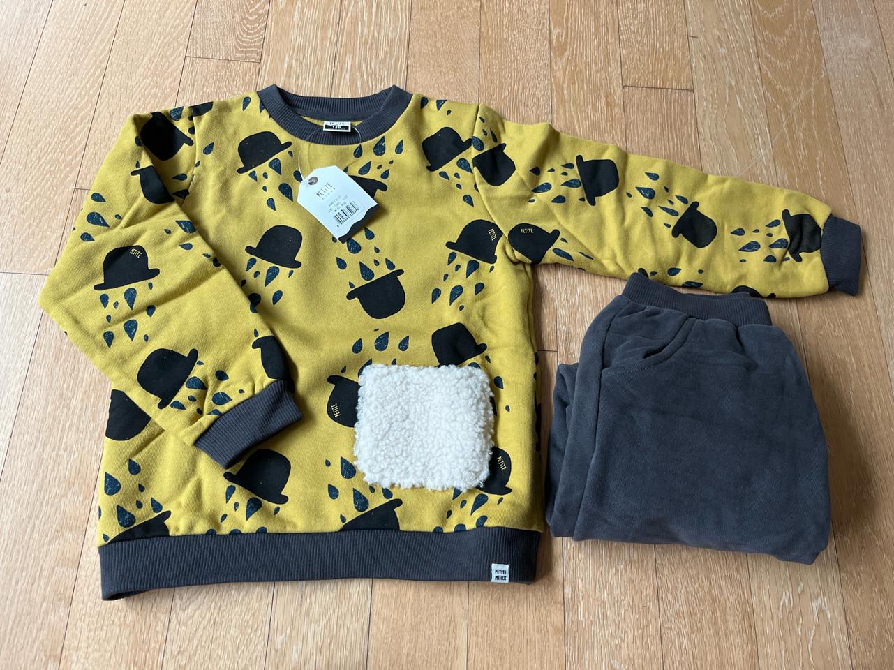 남아 기모 상하의 세트