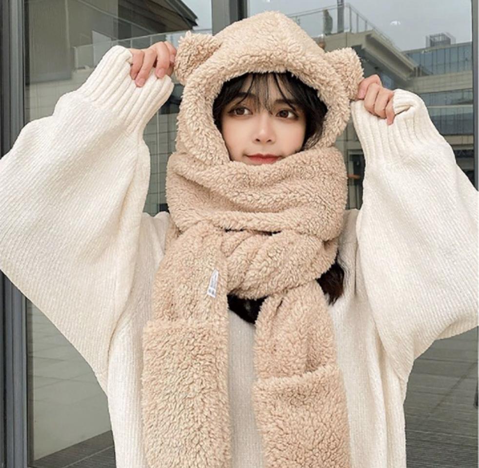 모자머플러(새상품)