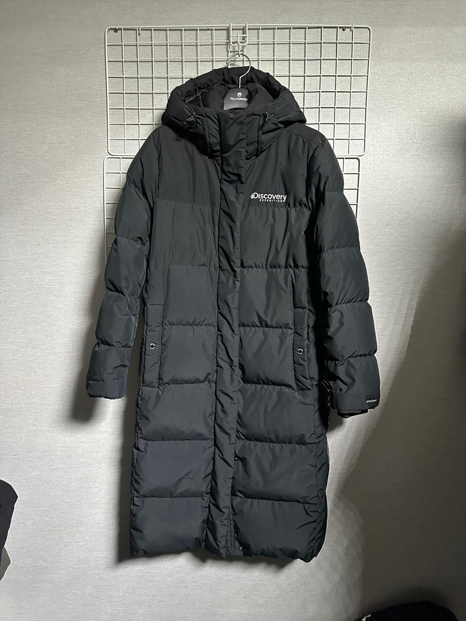 디스커버리 다운 롱패딩 여자90