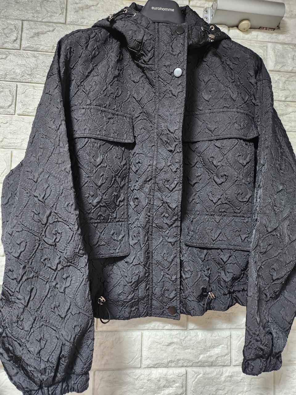 쭈글이 후드 숏점퍼 프리사이즈 (새상품)