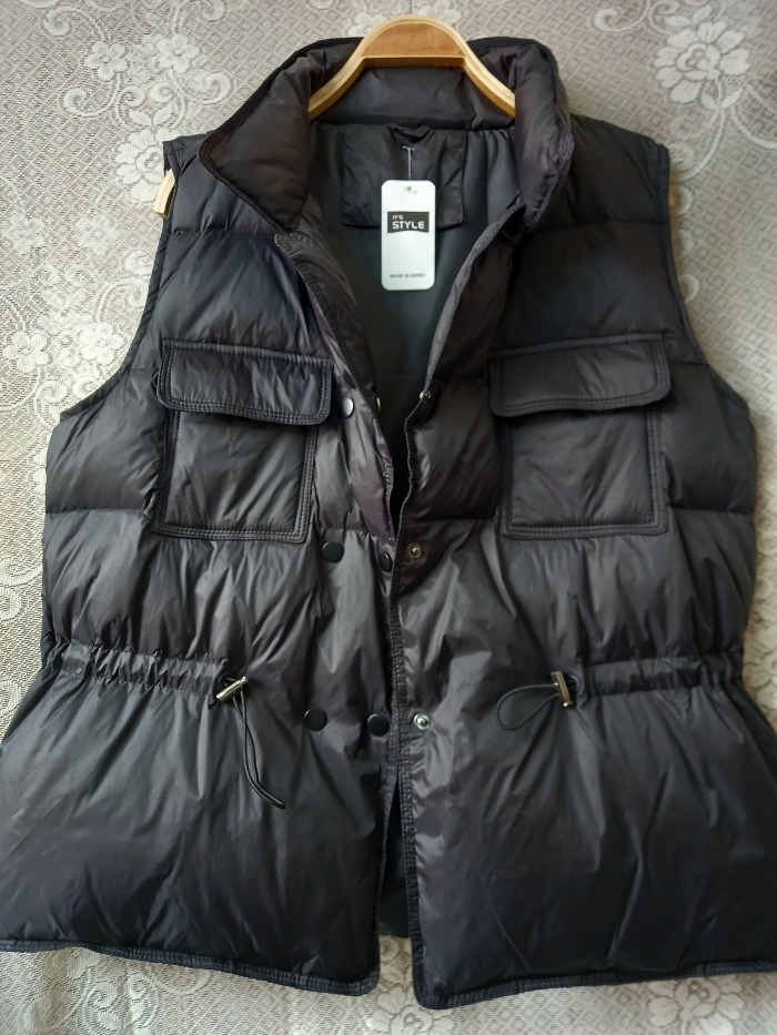 덕다운 패딩 베스트