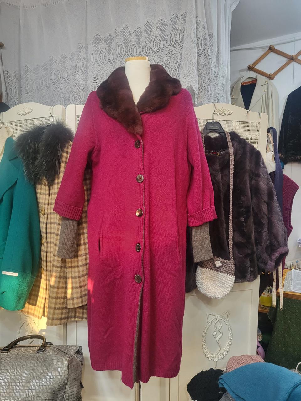 마뚜치캐시미어니트코트(이태리)