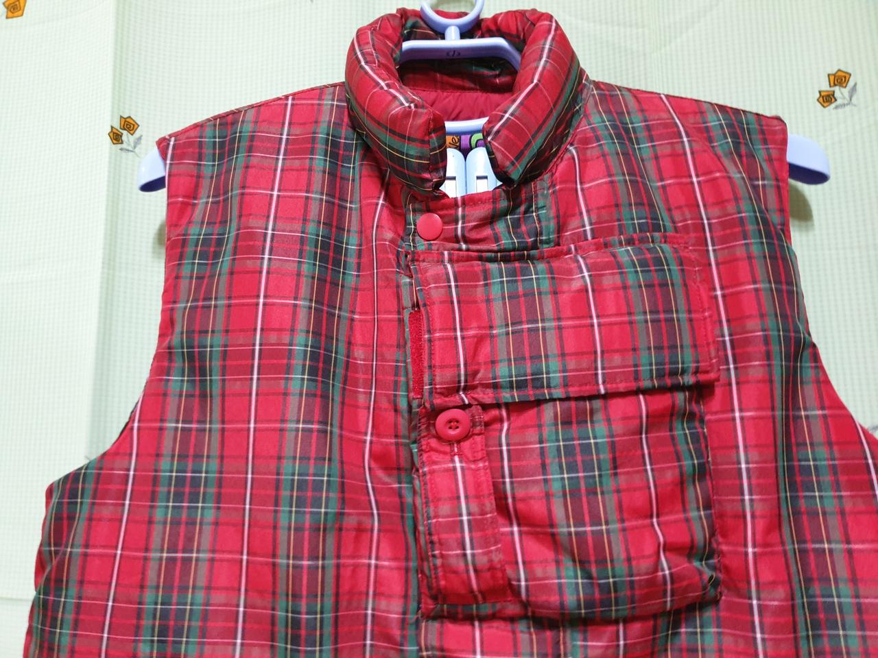 엠블럼패딩.조끼 남성용 XL