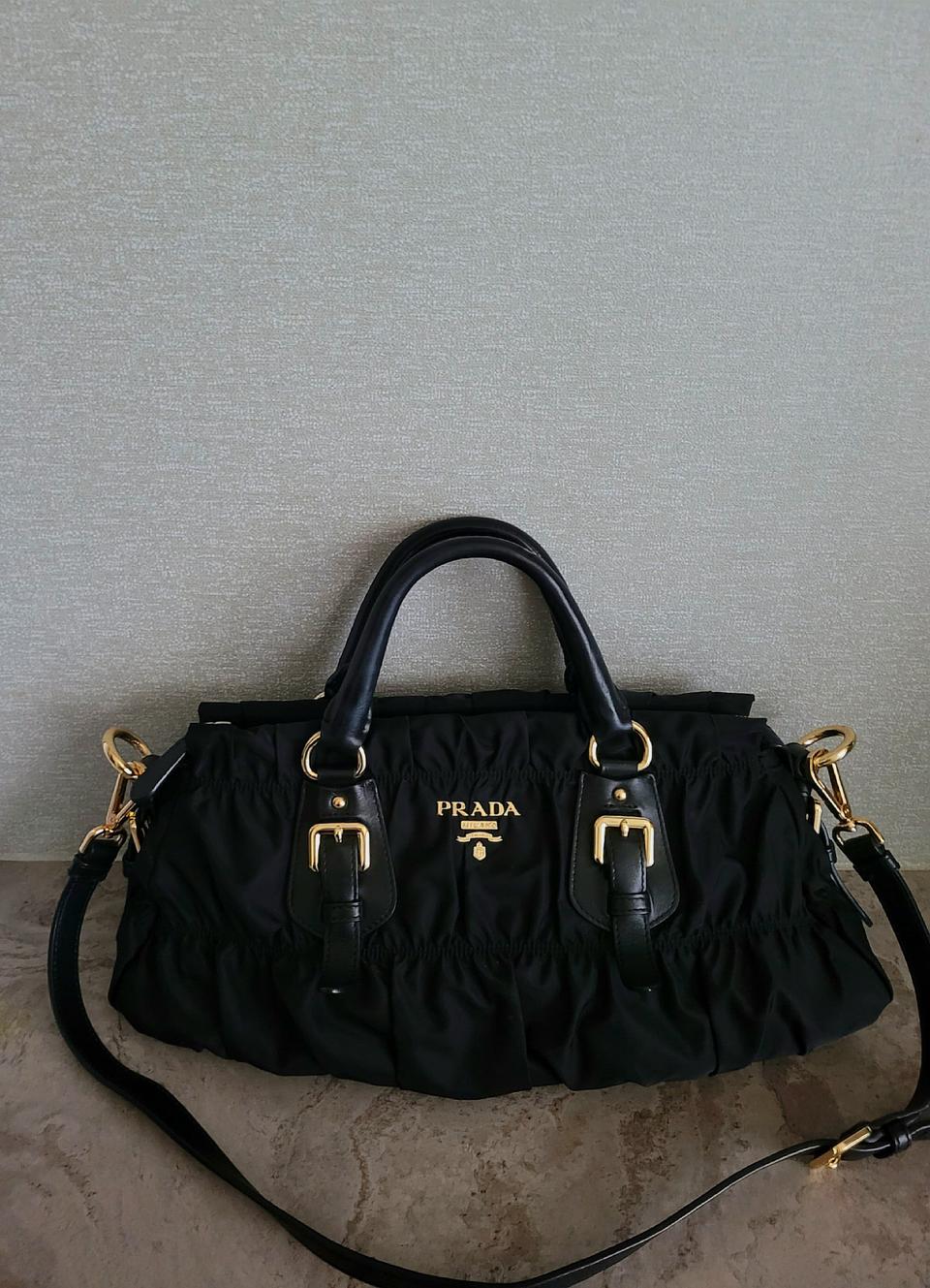 정품/상태최상)프라다 고프레 토트 백,숄더 백,크로스 백