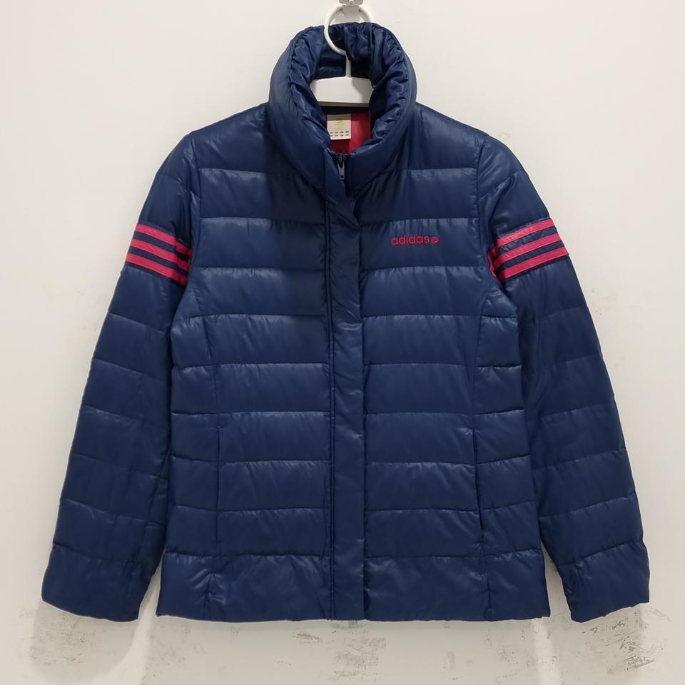 아디다스 여성 패딩 경량패딩 다운 숏패딩 아우터 바람막이 L