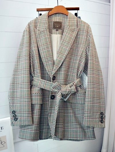 새) 써스데이아일랜드 오버핏 자켓