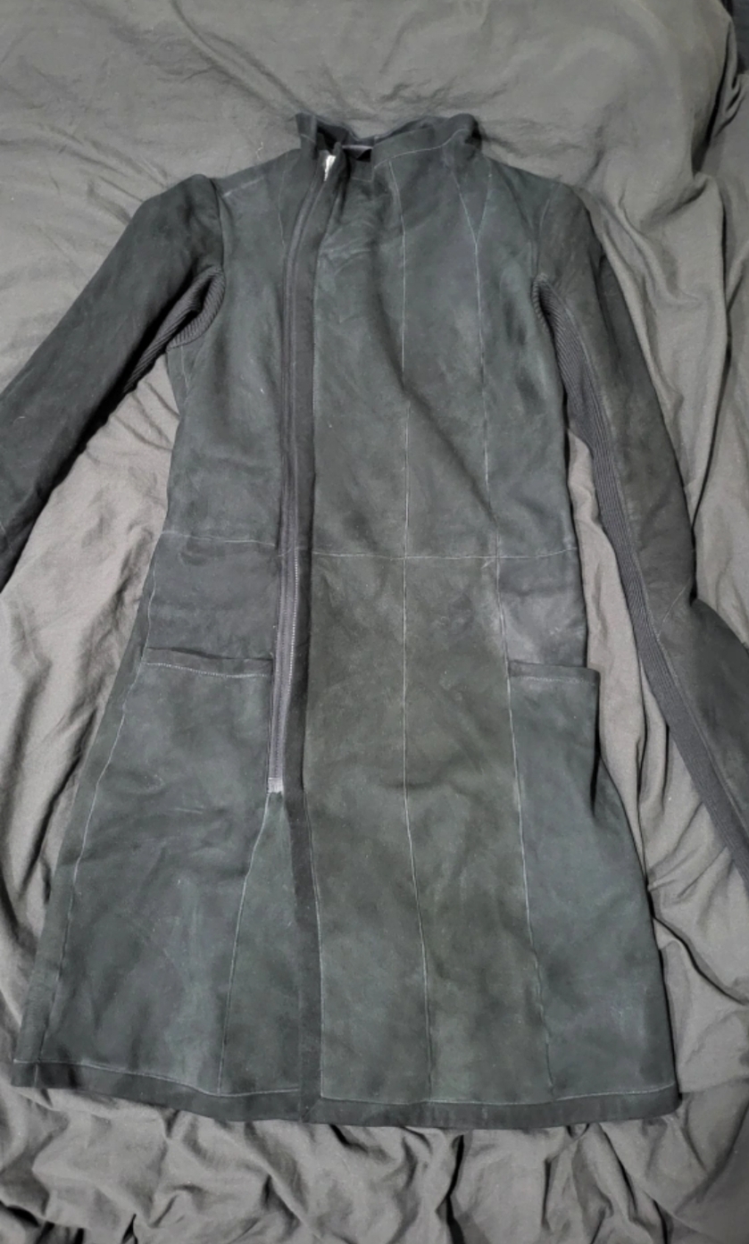 릭오웬스 롱 무스탕