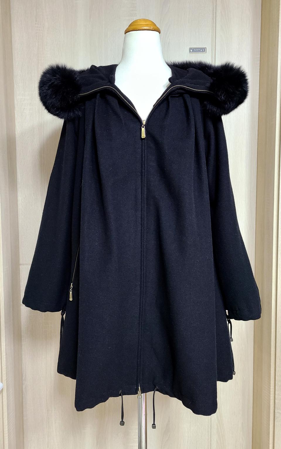 수입 폭스퍼 후드 울코트