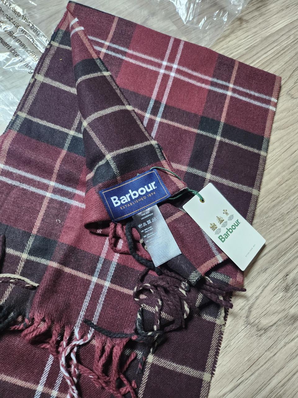 바버 영국 스카프 머플러 새제품