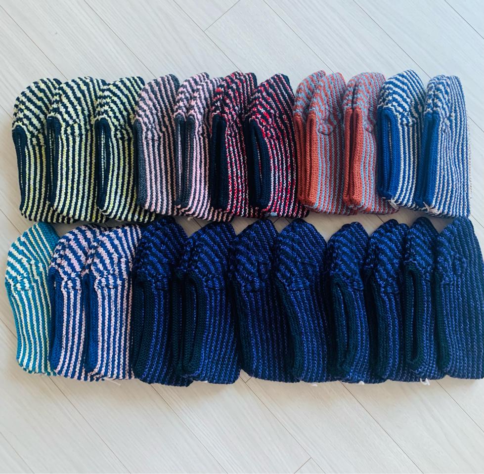 새상품 손뜨개 고급원사 덧신 4세트:2만원