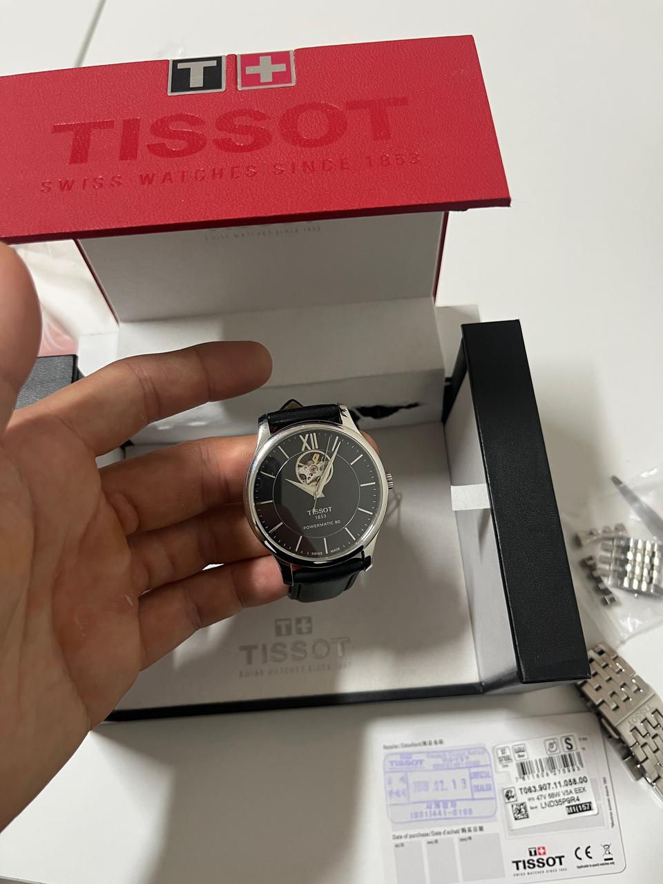 티쏘 오토매틱 오픈하트 팝니다