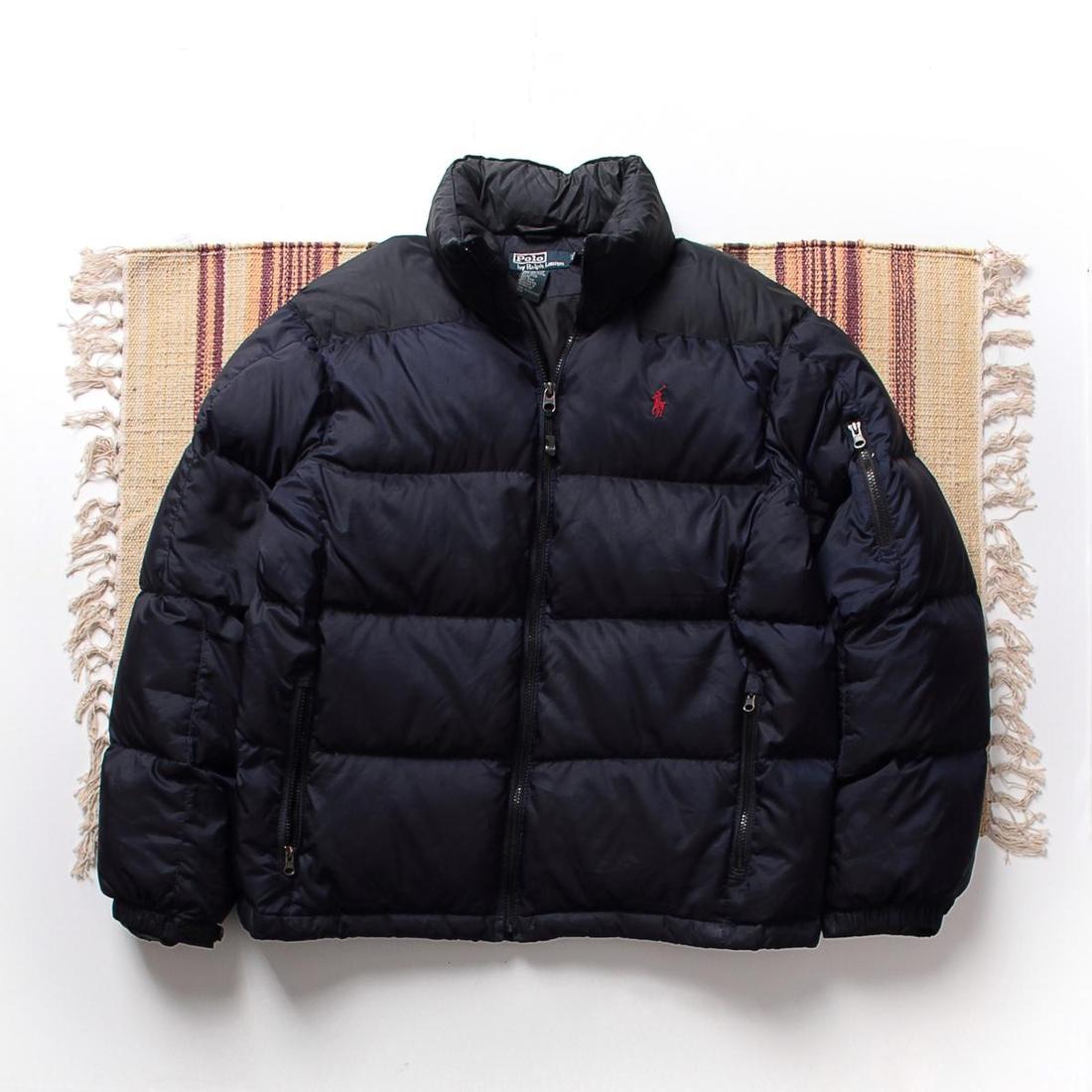 폴로 4 Panels Navy Down Padding