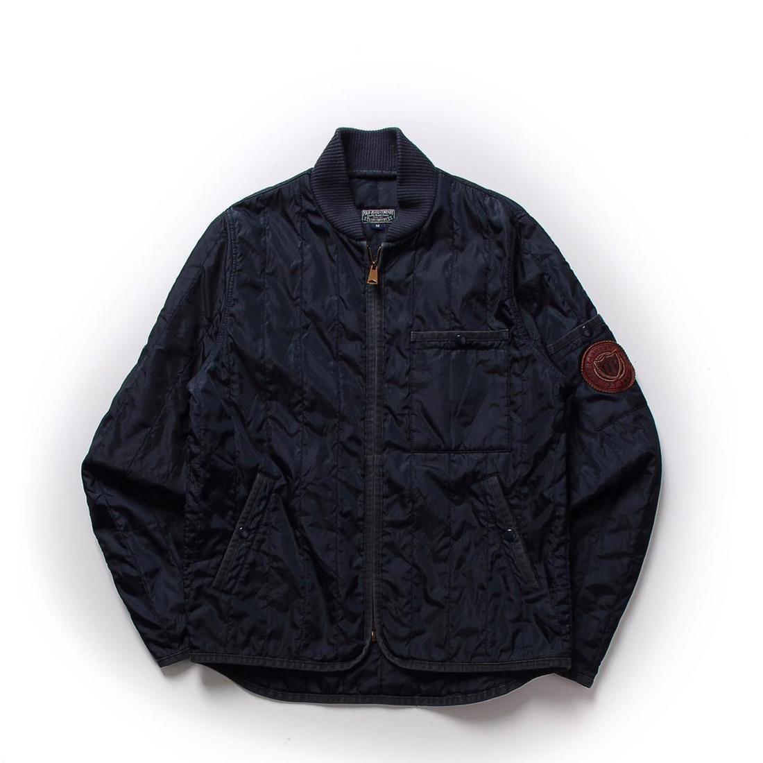 폴로 Leather Patch Logo Quilted BeamJacket