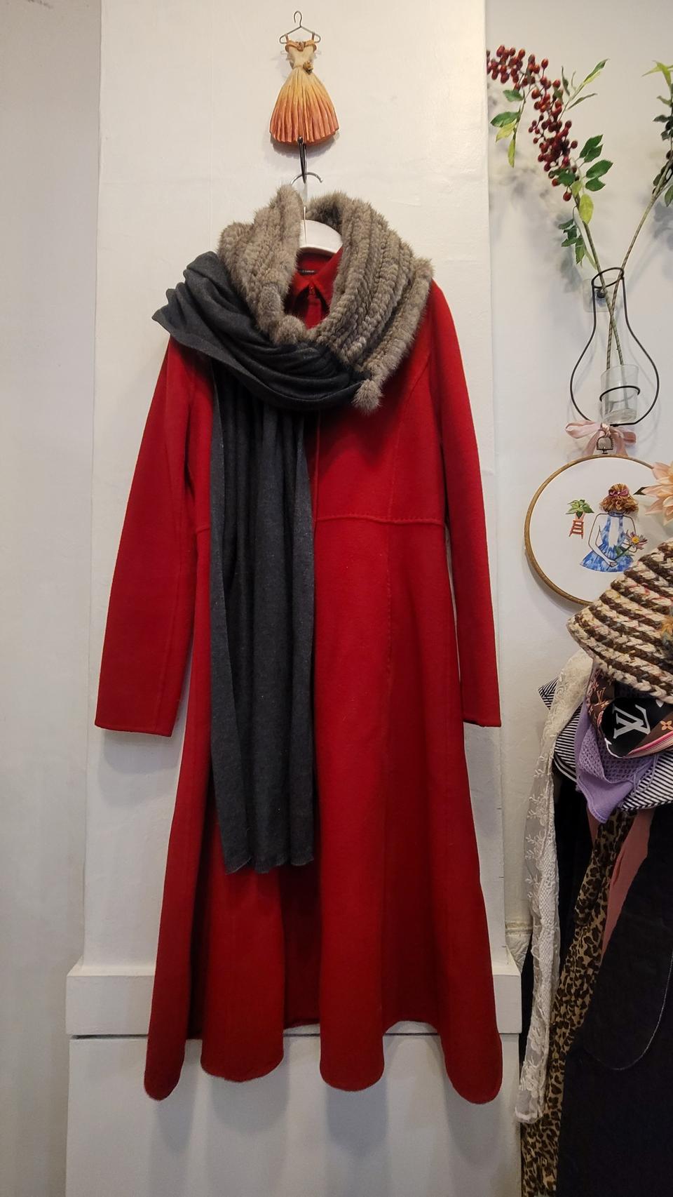 밍크 숄 머플러